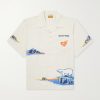 Camp-Collar Printed Poplin Shirt Camp-Collar Printed Poplin Shirt