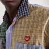 Logo-Appliquéd Checked Cotton Shirt - CU Logo-Appliquéd Checked Cotton Shirt - CU