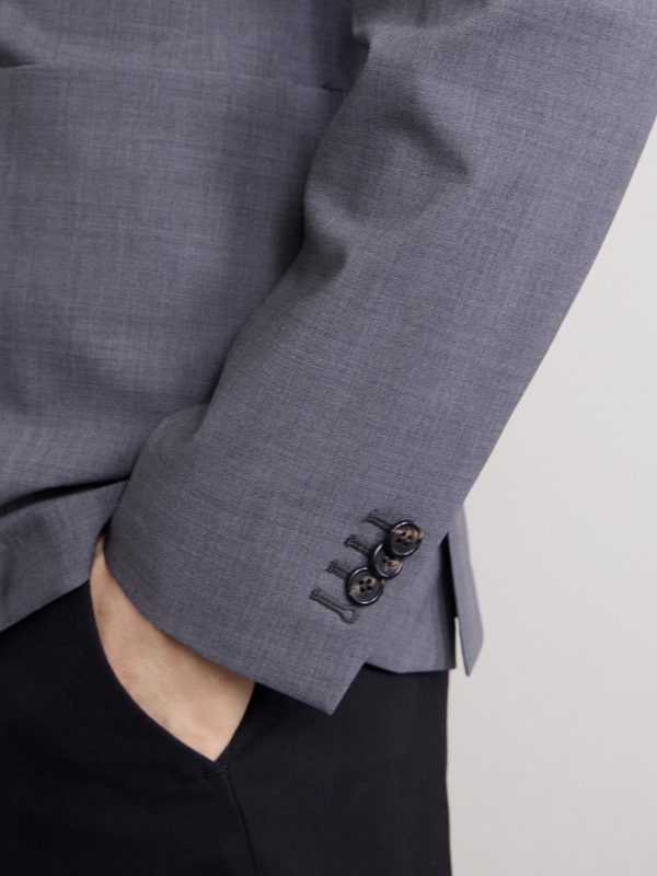 Wool-Blend Suit Jacket - CU Wool-Blend Suit Jacket - CU