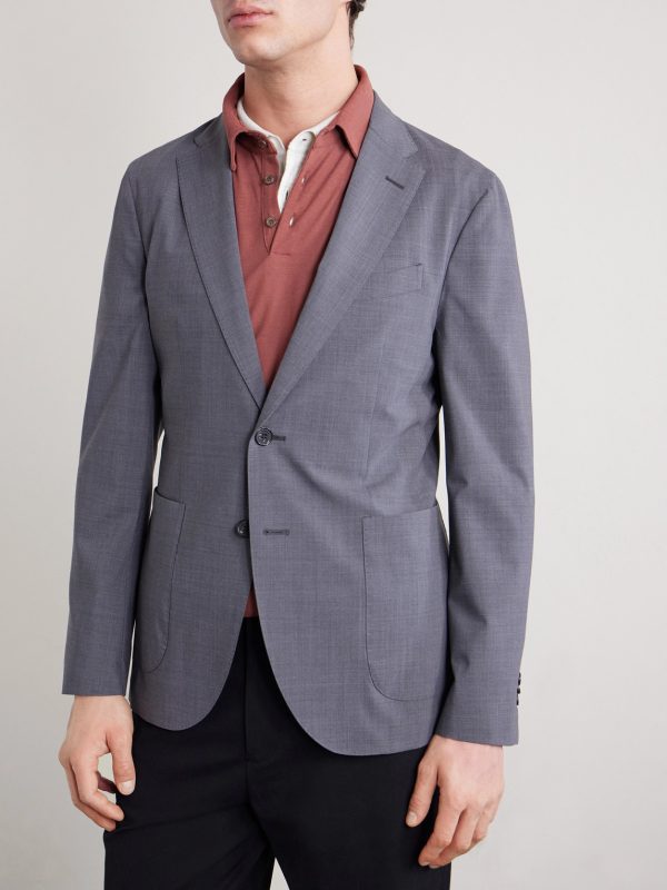 Wool-Blend Suit Jacket - FR Wool-Blend Suit Jacket - FR