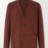 Cotton-Crepe Blazer