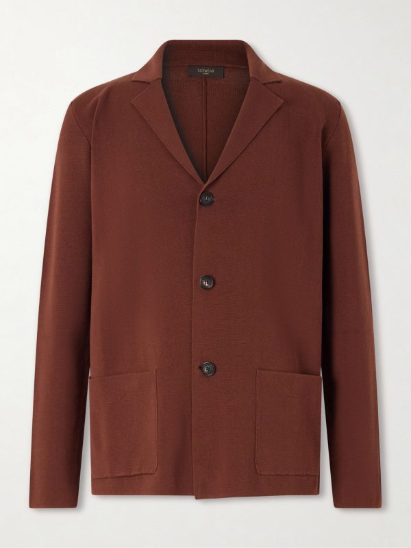 Cotton-Crepe Blazer