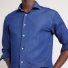 Slim-Fit Cotton-Chambray Shirt - CU Slim-Fit Cotton-Chambray Shirt - CU