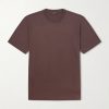 Cotton and silk-blend jersey T-shirt Cotton and silk-blend jersey T-shirt