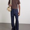 Cotton and silk-blend jersey T-shirt - OU Cotton and silk-blend jersey T-shirt - OU