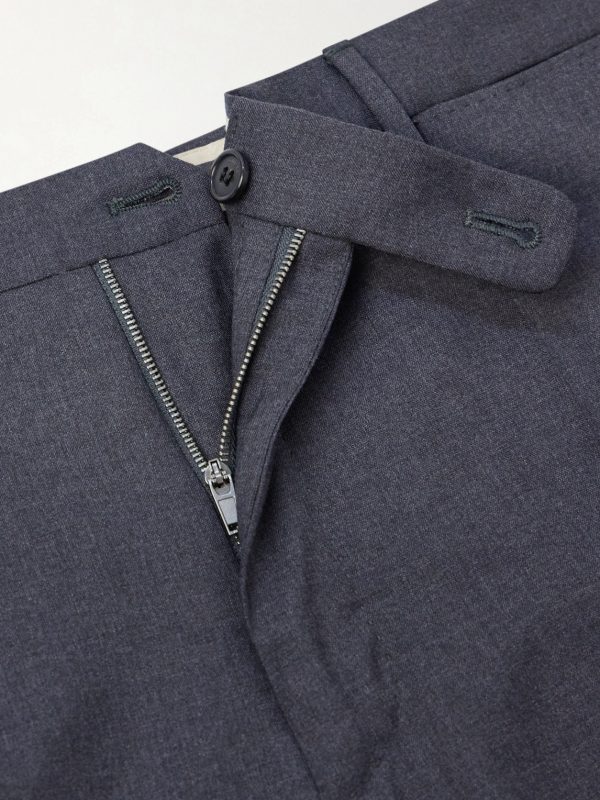 Slim-Leg Wool Trousers - E1 Slim-Leg Wool Trousers - E1