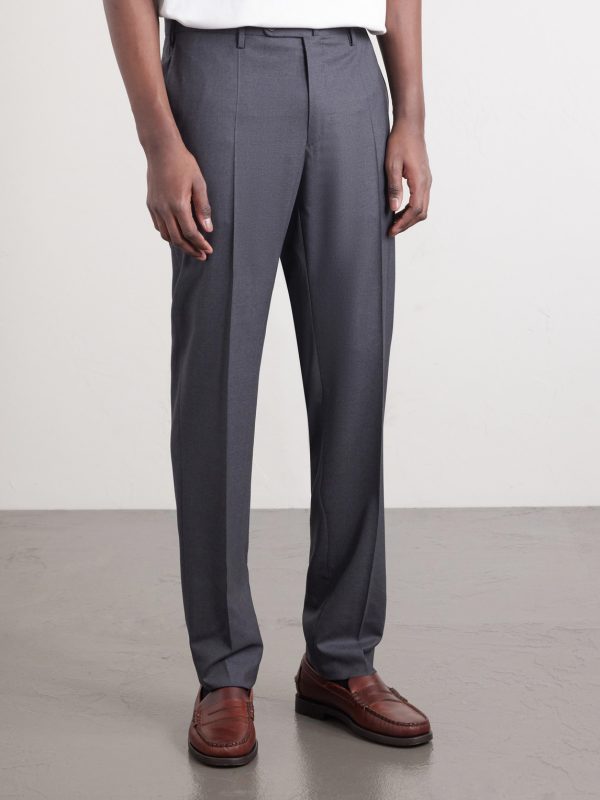 Slim-Leg Wool Trousers - FR Slim-Leg Wool Trousers - FR