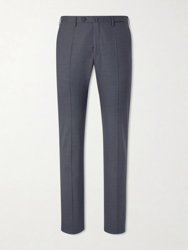 Slim-Leg Wool Trousers Slim-Leg Wool Trousers