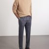 Slim-Leg Wool Trousers - OU Slim-Leg Wool Trousers - OU