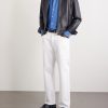 Slim-Fit Cotton-Chambray Shirt - OU Slim-Fit Cotton-Chambray Shirt - OU