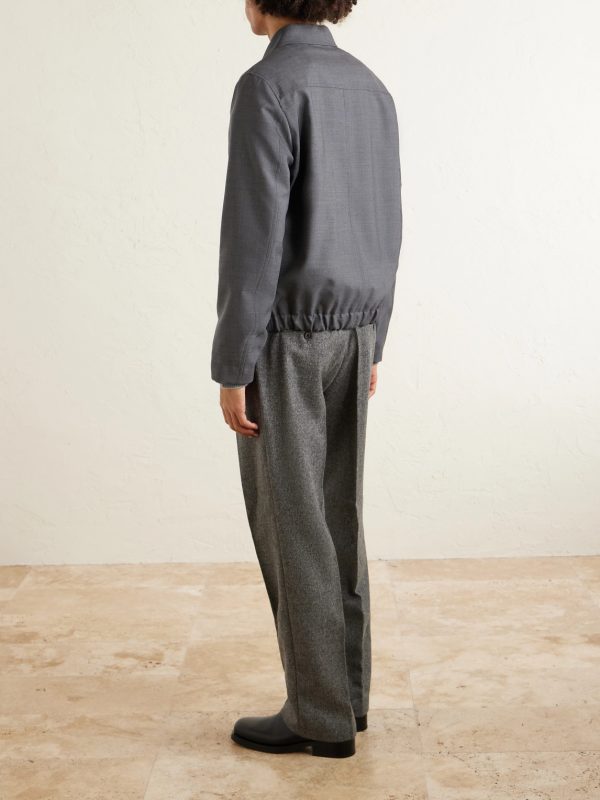 Montedoro Wool Bomber Jacket - BK Montedoro Wool Bomber Jacket - BK