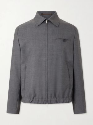 Montedoro Wool Bomber Jacket