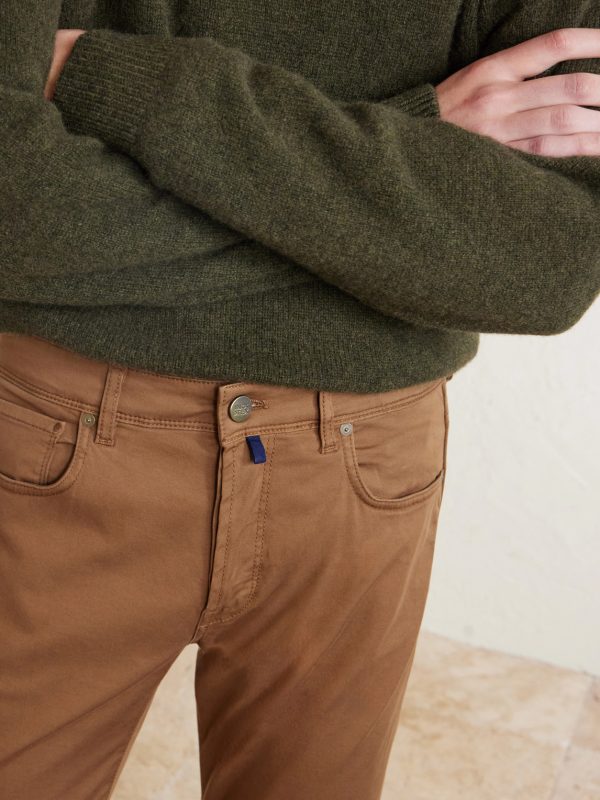 Slim-Fit Stretch Cotton-Blend Gabardine Trousers - CU Slim-Fit Stretch Cotton-Blend Gabardine Trousers - CU