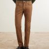 Slim-Fit Stretch Cotton-Blend Gabardine Trousers - FR Slim-Fit Stretch Cotton-Blend Gabardine Trousers - FR