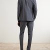 Tapered Virgin Wool-Blend Suit Trousers - BK