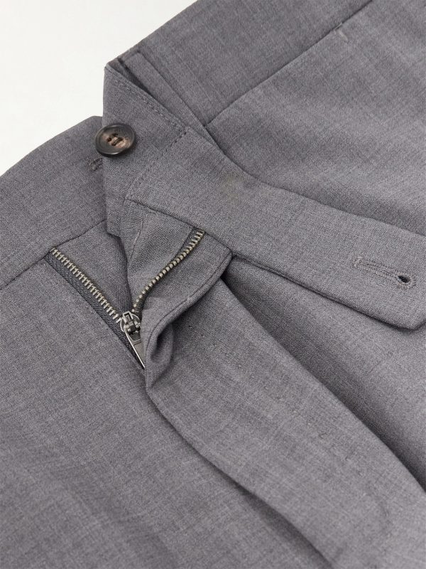 Tapered Virgin Wool-Blend Suit Trousers - CU