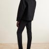 Slim-Leg Virgin Wool Drawstring Trousers - BK