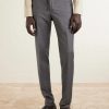 Slim-Leg Virgin Wool Drawstring Trousers - FR Slim-Leg Virgin Wool Drawstring Trousers - FR