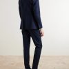 Tapered Woven Suit Trousers - BK