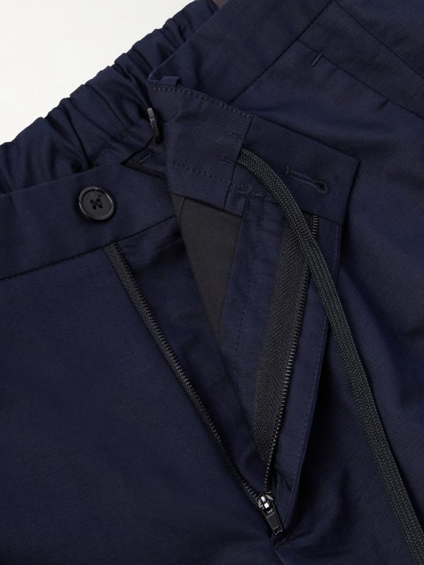 Tapered Woven Suit Trousers - E1