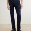 Tapered Woven Suit Trousers - FR