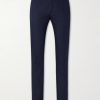 Tapered Woven Suit Trousers