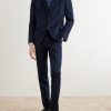 Tapered Woven Suit Trousers - OU