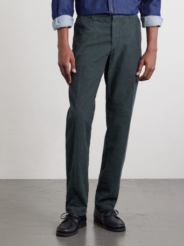 Straight-Leg Cotton-Corduroy Trousers - FR Straight-Leg Cotton-Corduroy Trousers - FR