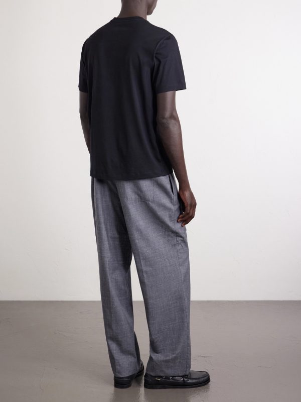 Cotton and Silk-Blend Jersey T-Shirt - BK Cotton and Silk-Blend Jersey T-Shirt - BK