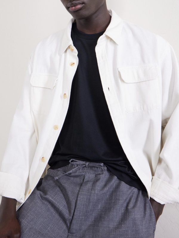 Cotton and Silk-Blend Jersey T-Shirt - CU Cotton and Silk-Blend Jersey T-Shirt - CU
