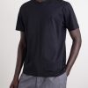 Cotton and Silk-Blend Jersey T-Shirt - FR Cotton and Silk-Blend Jersey T-Shirt - FR