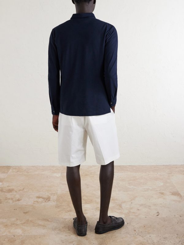 Zanone Slim-Fit IceCotton Shirt - BK Zanone Slim-Fit IceCotton Shirt - BK