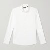 Slim-Fit Cutaway-Collar Cotton Oxford Shirt