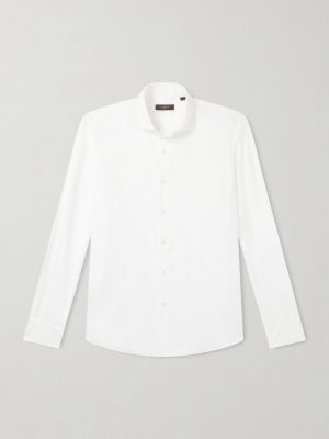 Slim-Fit Cutaway-Collar Cotton Oxford Shirt Slim-Fit Cutaway-Collar Cotton Oxford Shirt