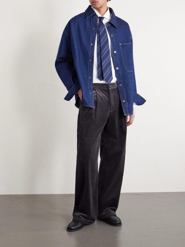 Slim-Fit Cutaway-Collar Cotton Oxford Shirt - OU