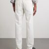 Straight-Leg Cotton-Corduroy Trousers - BK Straight-Leg Cotton-Corduroy Trousers - BK