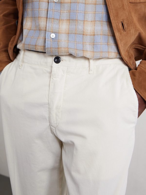 Straight-Leg Cotton-Corduroy Trousers - CU Straight-Leg Cotton-Corduroy Trousers - CU