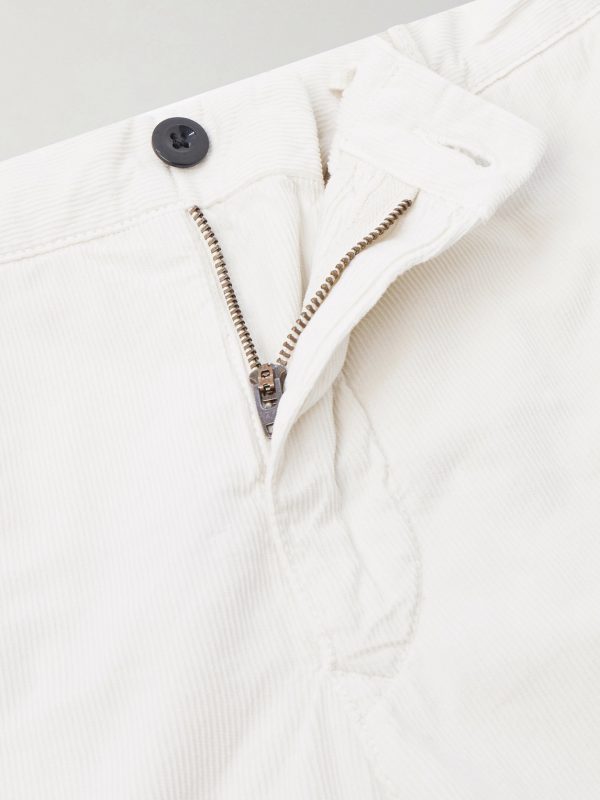 Straight-Leg Cotton-Corduroy Trousers - E1 Straight-Leg Cotton-Corduroy Trousers - E1