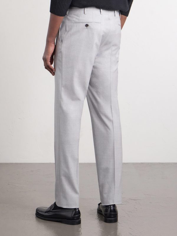 Slim-Leg Wool Trousers - BK
