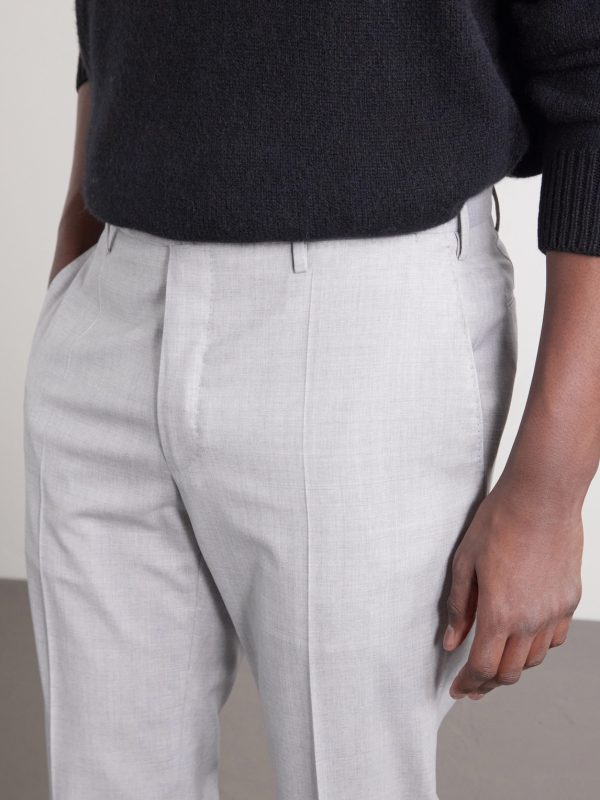 Slim-Leg Wool Trousers - CU