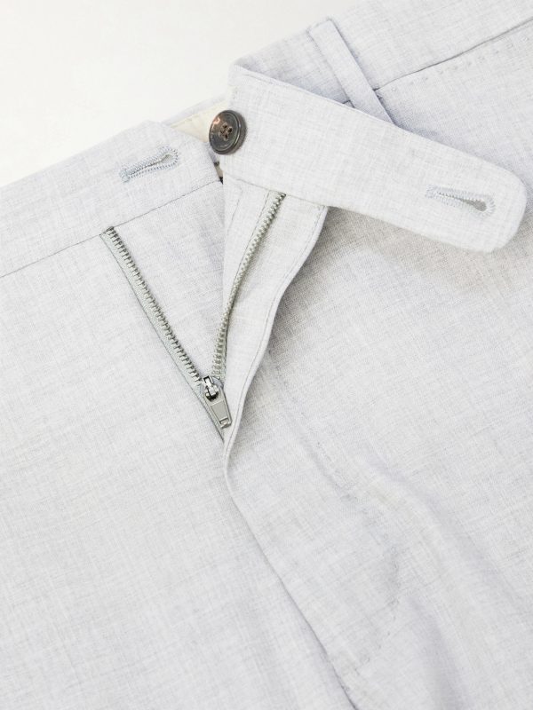 Slim-Leg Wool Trousers - E1