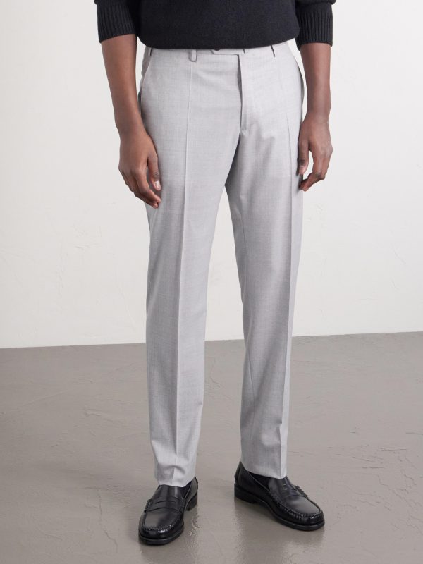 Slim-Leg Wool Trousers - FR