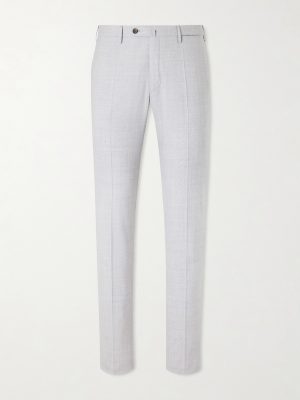 Slim-Leg Wool Trousers Slim-Leg Wool Trousers
