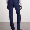 Straight-Leg Cotton-Corduroy Trousers - BK Straight-Leg Cotton-Corduroy Trousers - BK