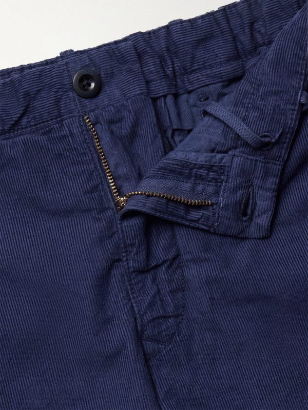 Straight-Leg Cotton-Corduroy Trousers - E1 Straight-Leg Cotton-Corduroy Trousers - E1
