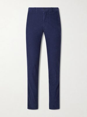 Straight-Leg Cotton-Corduroy Trousers