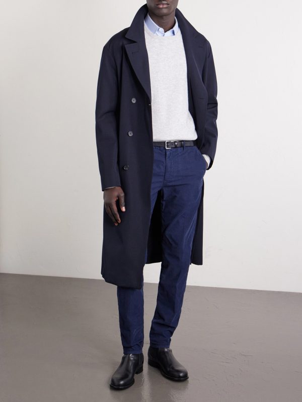 Straight-Leg Cotton-Corduroy Trousers - OU Straight-Leg Cotton-Corduroy Trousers - OU