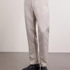 Straight-Leg Wool and Linen-Blend Twill Suit Trousers - FR Straight-Leg Wool and Linen-Blend Twill Suit Trousers - FR