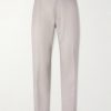 Straight-Leg Wool and Linen-Blend Twill Suit Trousers Straight-Leg Wool and Linen-Blend Twill Suit Trousers