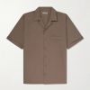 Camp-Collar Cotton Shirt Camp-Collar Cotton Shirt